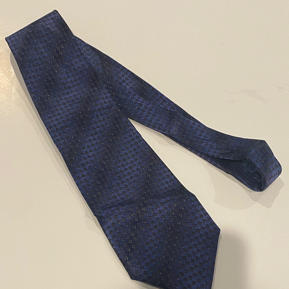 Croft & Barrow Blue Patterned Tie
